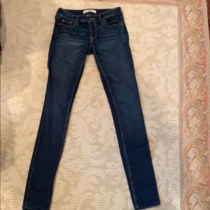 Hollister skinny dark wash jeans